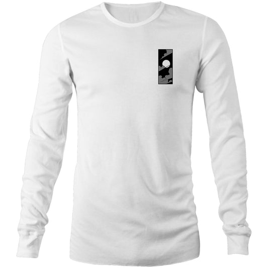 Night (Front Only) Mens Long Sleeve T-Shirt